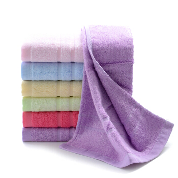 Bamboo 100 bamboo fiber towel face cleaning beauty skin care water absorption face cleaning face cleaning big towel b8020 pressure clause purple 34 * 76cm