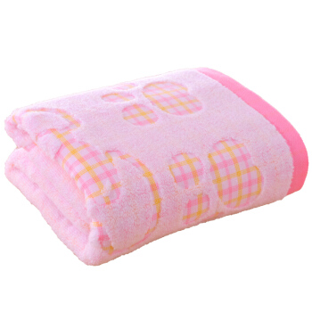 Yongliang towel, bath towel, cotton absorbent cartoon suit, bath towel, children towel, face towel, single towel, pink