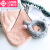 Grace dry hair cap water absorbing lovely scarf quick dry towel adult child Japanese thickened dry hair towel lotus root pink 25 * 63cm