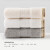 Great towel of Grace Hotel cottonacial cleaning 140g thickened soft absorbent class a 3-piece white + Beige (2-piece) 78 * 34cm