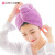 Grace dry hair cap water absorption quick dry head towel towel towel towel for adult thickened bath cap dry hair towel blue 1 + lotus root powder 1 25 * 65cm