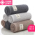 Jieliya towel bath towel cottonacial cleaning towel hollow yarn face towel Cotton absorbent men and women gauze sports towel bath towel no terry towel wholesale towel light grey (gauze style) single pack