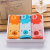 Jieli Yalan grace · orchibbs square towel small towel home textile little bear children's towel three pack orange + Red + blue three pack gift box