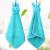 Mufan towel bath towel home textile thickened soft absorbent towel kitchen hanging creative lovely child cartoon cloth towel towel rabbit head towel green