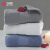Great towel of Grace Hotel cottonacial cleaning 140g thickened soft absorbent class a 3-piece Beige + dark blue (2-piece) 78 * 34cm