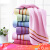 Bamboo 100 towel home textile bamboo fibercomfortable absorbent towel thickened household type adult facial cleaning towel towel towel towel towel color bar 34 * 76cm 105g / Bar Pink