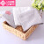 Jieliya towel small square towel comfortable cotton absorbent facial cleaning children's towel small face towel beauty towel 4 Pack - white ash 34 * 34cm