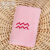 Jieliya cotton facial towel for male and female couples family personality constellation towel Aquarius pink 76 * 35cm