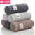 Grace cottonauze towel soft absorbent skin friendly child towel Japanese retro face cleaning towel increase couple hotel towel light brown 1 + dark gray 1 + dark brown 1 74 * 31cm