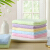 Bamboo 100 towel home textile bamboo fiber square towel bibsfacial cleaning towel baby towel child towel small towel small square towel handkerchief 6 pieces, 25 * 25cm