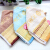 Jieliya small towel cottonchild square towel all cotton absorbent facial cleaning children's towel small face towel beauty towel brown and blue two pack