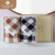 Grace orchid towel bath towel high-grade color woven Plaid long staple cotton face towel two pack