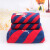 Clean teddy bear cotton stripe thickened three piece set of 8882 cotton absorbent soft 1 bath towel + 2 facial towel 8881 + 8882 red