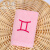 Jieliya cotton facial towel for male and female couples family personality constellation towel Gemini pink 76 * 35cm