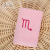 Jieliya cotton facial towel for male and female couples family personality constellation towel Scorpio pink 76 * 35cm