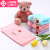 Jieliya child towel cute teddy bear cartoon little towel baby facial cleaning face towel children's towel 6762 Red 1 piece 25 * 50cm
