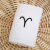 Jieliya cotton facial towel for male and female couples household personality constellation towel white 76 * 35cm Aries