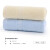 Grace towel home textile cotton 2-piece plain color personality simple facial cleaning facial towel group purchase for male and female couples adult thickened towel 6717m + 2-piece blue towel