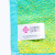 Jieliya towel, Arctic light gradual change, small square towel, long staple cotton, thickened towel, couple towel, cotton bath towel, soft, skin fast, 34 * 34cm [Blue Aurora gradual change square towel]