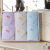 Six gift boxes of pure color embroidered facial towel