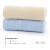 Grace towel home textile cotton 2-piece plain color personality simple facial cleaning facial towel group purchase for male and female couples adult thickened towel 6734 Yellow + blue big towel 2-piece