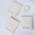 Jieliya towel regenerated fiber towel soft water absorption embroidered small square towel newborn baby towel baby bibs office facial cleaning facial towel beige square towel