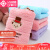 Jieliya child towel cute teddy bear cartoon little towel baby facial cleaning face towel children's towel 6762 Orange 1 piece 25 * 50cm