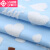 Grace towel cottonauze towel soft breathable facial cleaning towel cute cartoon child baby towel 8874 Beige + blue 72 * 34cm