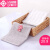 Jieliya towel small square towel comfortable cotton absorbent facial cleaning children's towel small face towel beauty towel 4 Pack - white ash 34 * 34cm
