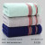 Three clean facial cleaning towels cotton facial cleaning towel thickened face towel absorbent towel set bath towel 0125 green gray blue