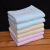 Six gift boxes of pure color embroidered facial towel