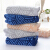 Jieliya towel home textile cotton towel 3 pieces of plain color teddy bear all cotton male and female couple face towels 9291m gray blue 72 * 34cm