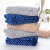 Jieliya towel home textile cotton towel 3 pieces of plain color teddy bear all cotton male and female couple face towels 9291m gray blue 72 * 34cm