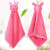 Mufan towel bath towel home textile thickened soft absorbent towel kitchen hanging creative cute child cartoon cloth towel towel rabbit head towel towel watermelon red