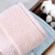 Jiabai cotton towel plain yarn full cotton thickened soft absorbent facial towel in two pieces Pink / cyan 32cm * 74cm / 120g / piece * 2