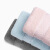 Jiabai cotton towel plain yarn full cotton thickened soft water absorbent facial towel three pack Pink / gray / cyan 32cm * 74cm / 120g / strip * 3