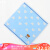 Jieliya small towel cottonauze cute bear child square towel 4 Baby facial cleansing children's towel 8843 Blue 4