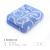 Grace towel: cotton, increased thickness, water absorption, facial cleansing, simple fashion, couple's facial wipes: 9218, blue, 1 (cotton), 74*34cm