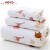 Hoyo Japanese imported baby towel cottongauze bath towel child bath towel cartoon gift box set cloth Hippo series bath towel set bath towel set powder