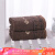 Jieliya towel antique jacquard facial towel Cotton thickened strong water absorption facial cleansing facial towel 2 in big towel Brown 2 in towel