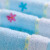 Jieliya cotton thickened 3-piece set of soft absorbent health bath towel square towel set 8780 8445 blue 1 bath 1 face 1 square towel