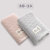 Grace cotton auze towel soft absorbent baby towel Japanese retro facial cleaning towel larger lovers hotel towel 1 light brown + 1 light grey 74 * 31cm