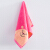 Jieliya towel home textile cotton cartoon child cute baby bear towel 2 Pack embroidered water absorbing small face towel 8325 red 2 pieces 50 * 25cm
