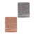 Beijing made Egyptian cotton towel 2 Pack (light grey + brown tea)