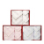 Tayohya multi sample house checkered gauze cotton square towel face towel bath towel set Towel Gift Box Pink