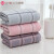 Jieliya towel Cotton absorbent towel 2 Pack towel wholesale holiday group purchase welfare 7111 powder + gray towel 2 Pack