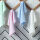 25 * 25cm square towel 3 pieces of pink / Blue / white