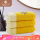 Small yellow children's towel in 3 pieces