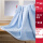 Jacquard blue bath towel