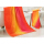 [red aurora gradual change square towel + TOWEL + bath towel three piece set]
